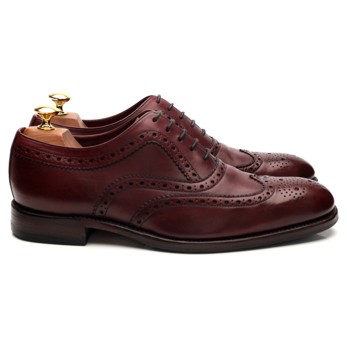 Design &#39;Fearnley&#39; Burgundy Leather Oxford Brogues UK 8 F