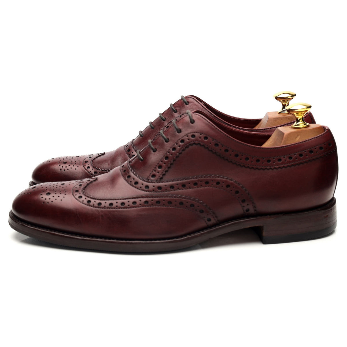 Design &#39;Fearnley&#39; Burgundy Leather Oxford Brogues UK 8 F