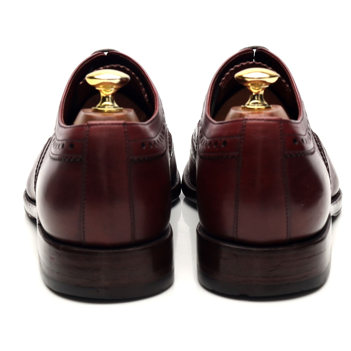 Design &#39;Fearnley&#39; Burgundy Leather Oxford Brogues UK 8 F