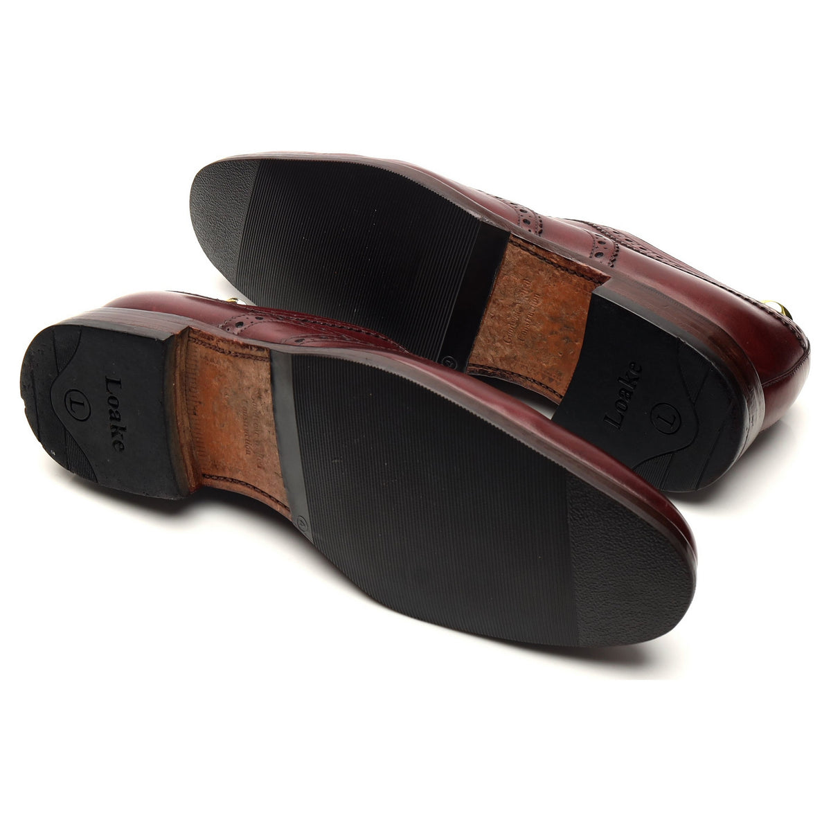 Design &#39;Fearnley&#39; Burgundy Leather Oxford Brogues UK 8 F