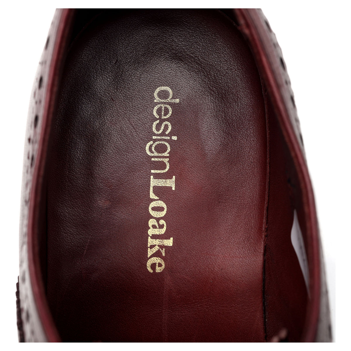 Design &#39;Fearnley&#39; Burgundy Leather Oxford Brogues UK 8 F