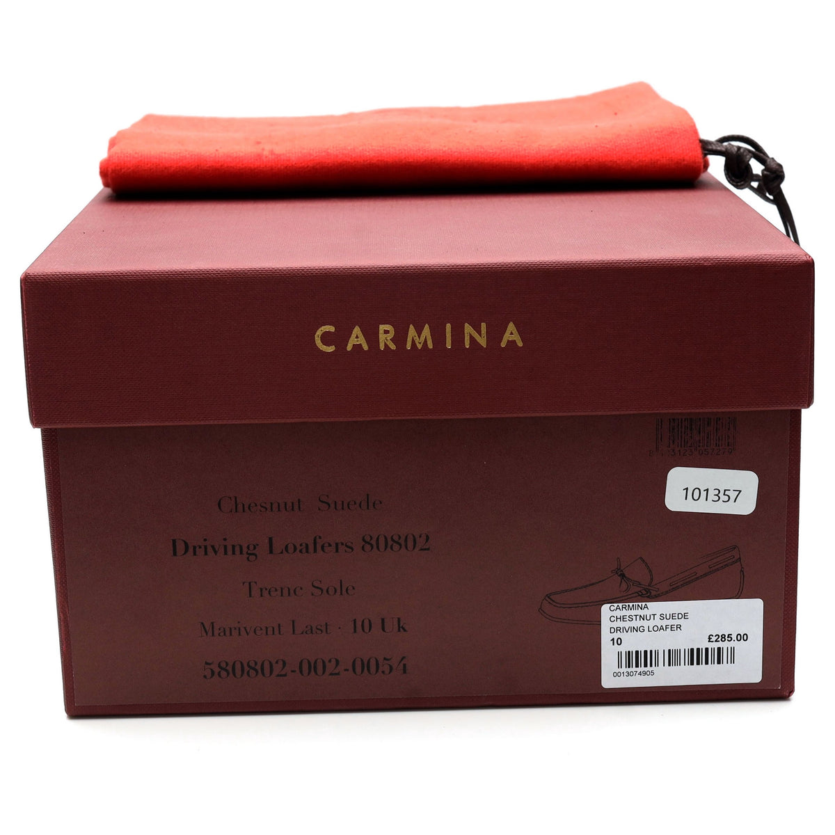 &#39;80802&#39; Dark Brown Suede Driving Loafers UK 9 - 10