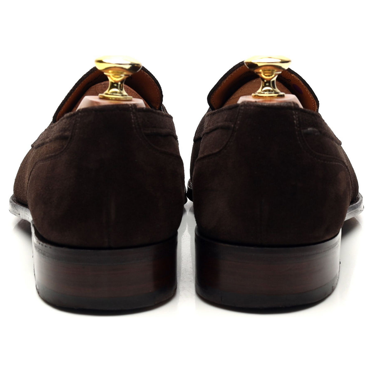 Imperial &#39;Saxon&#39; Dark Brown Suede Loafers UK 8.5 F