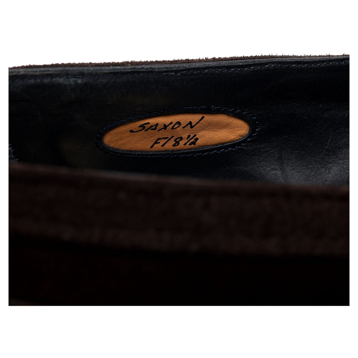 Imperial &#39;Saxon&#39; Dark Brown Suede Loafers UK 8.5 F