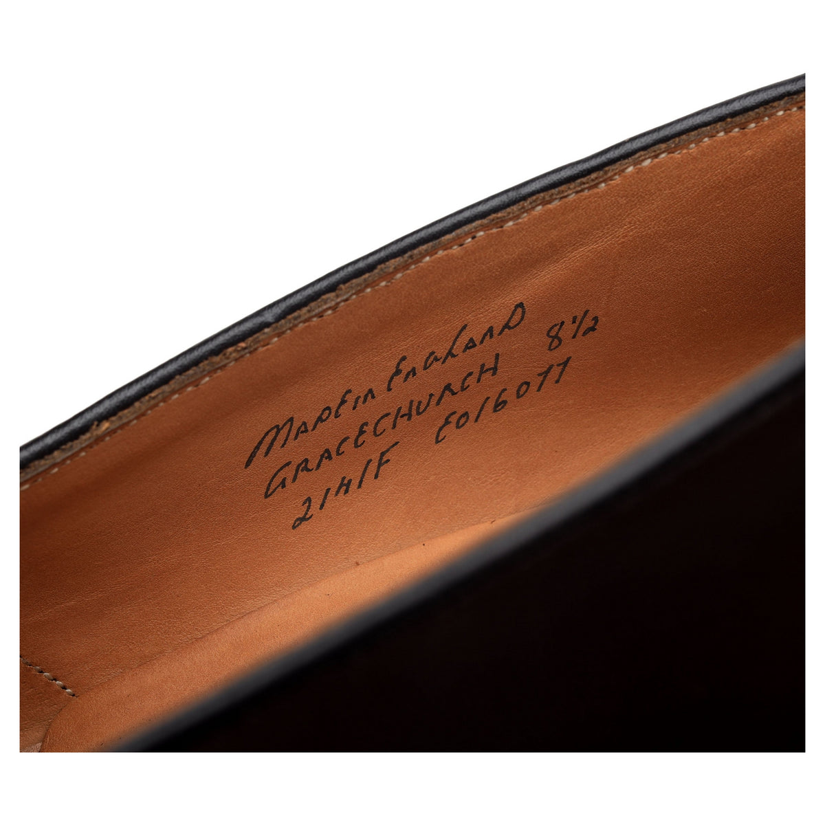 &#39;Gracechurch&#39; Dark Brown Leather Loafers UK 8.5 F