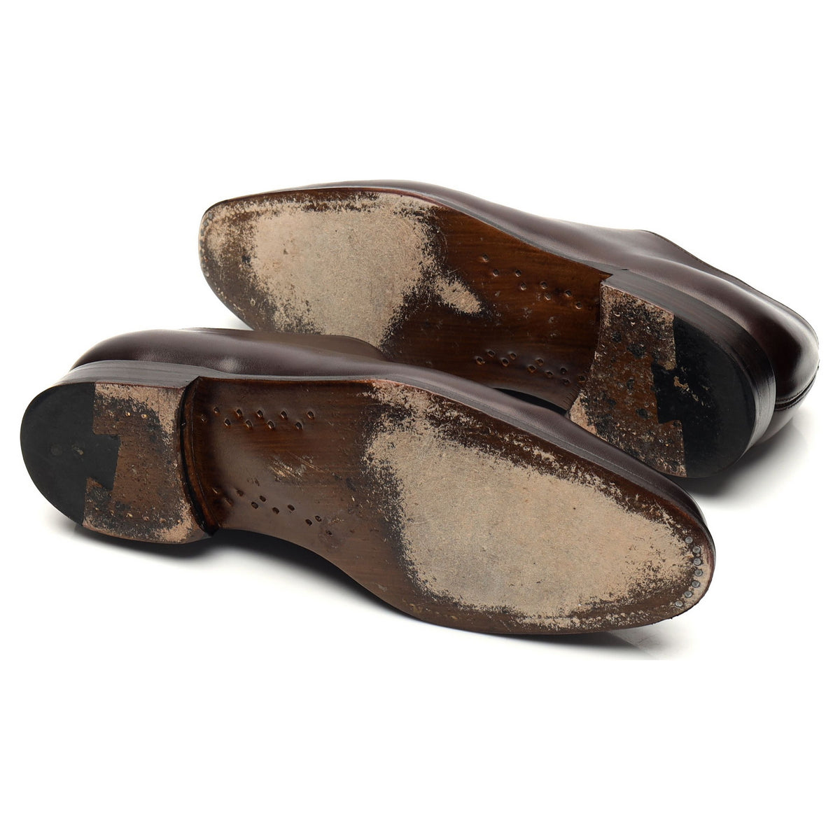 'Gatsby' Dark Brown Leather Apron Derby UK 6.5 E