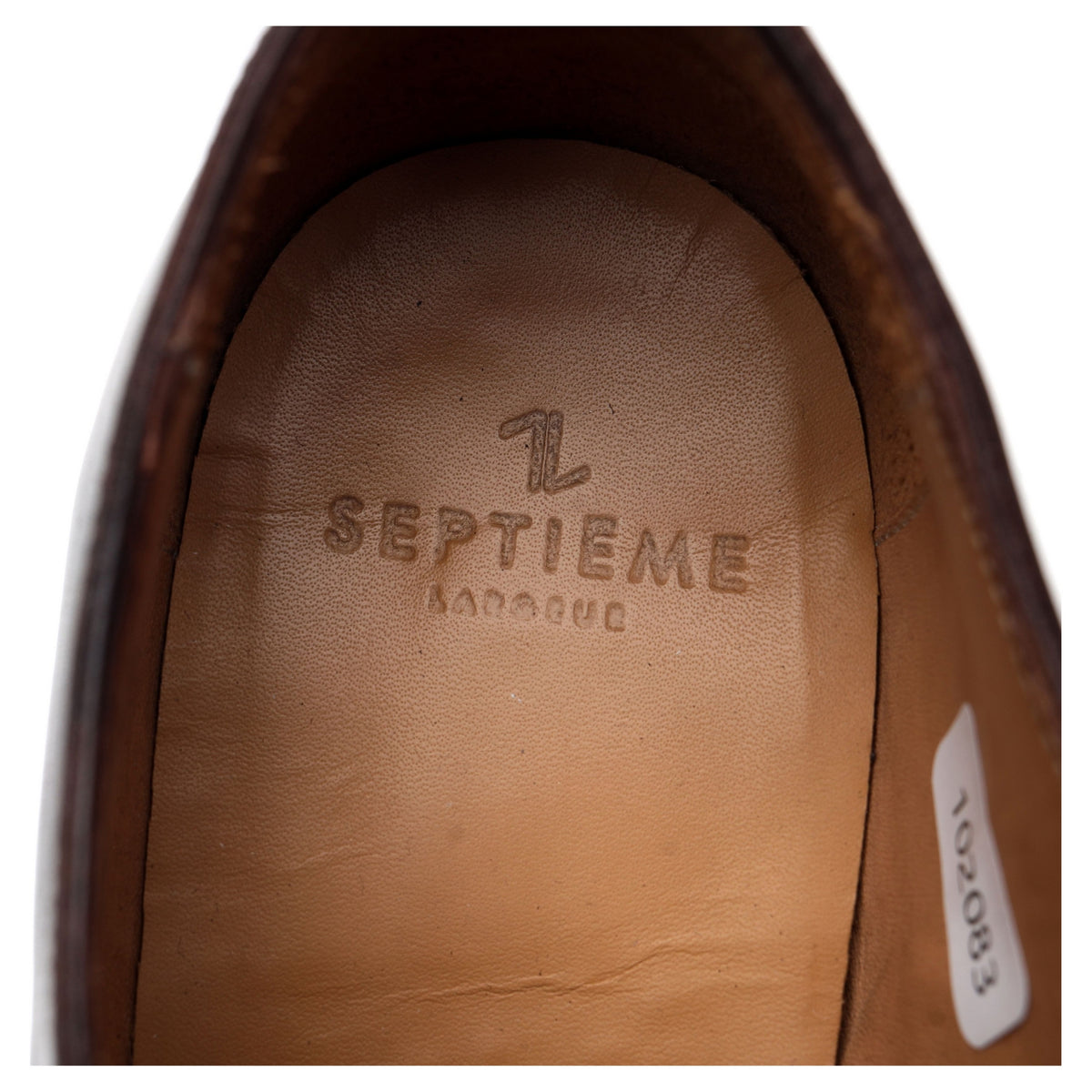 'Gatsby' Dark Brown Leather Apron Derby UK 6.5 E