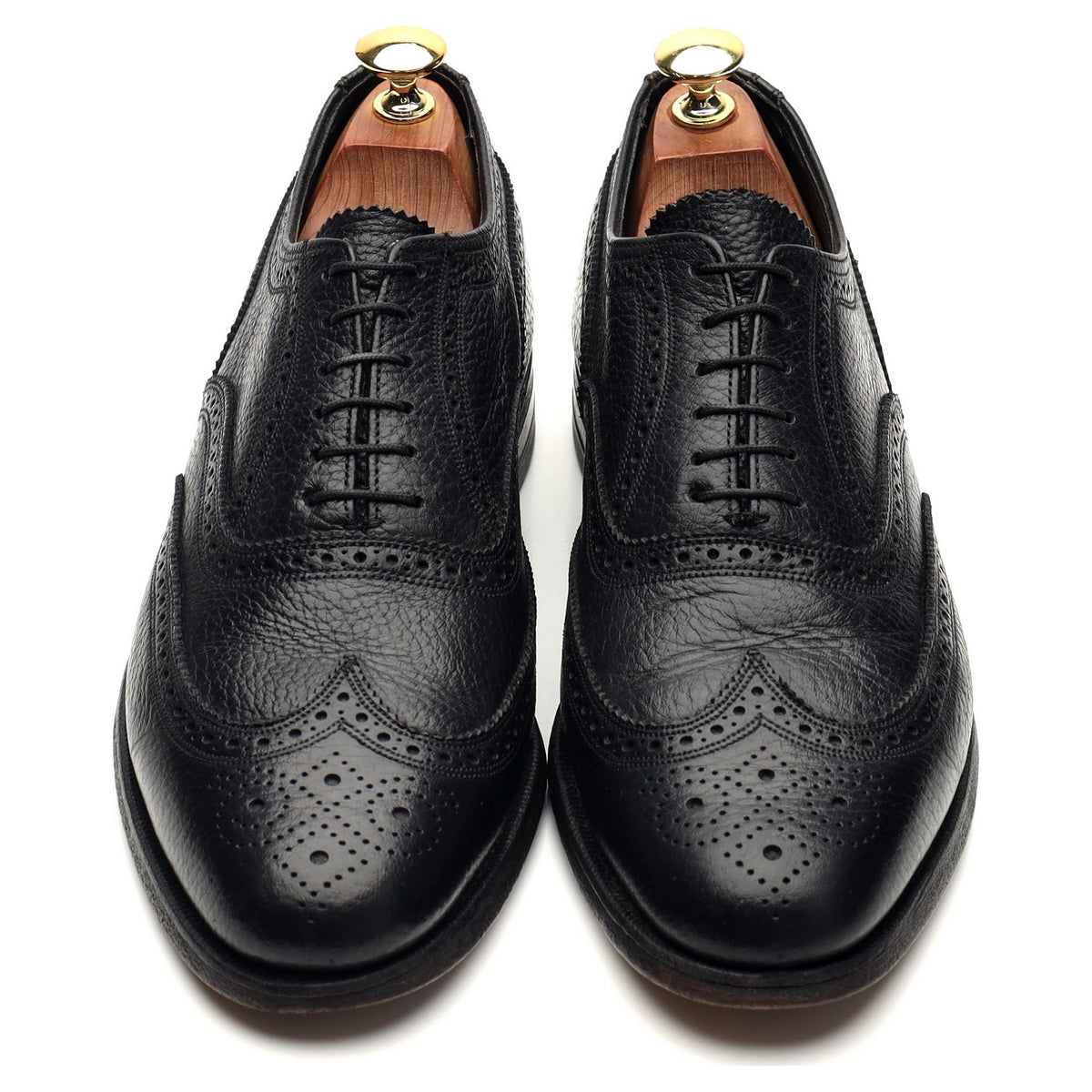 Black Grain Leather Oxford Brogues UK 8.5 US 9.5 C