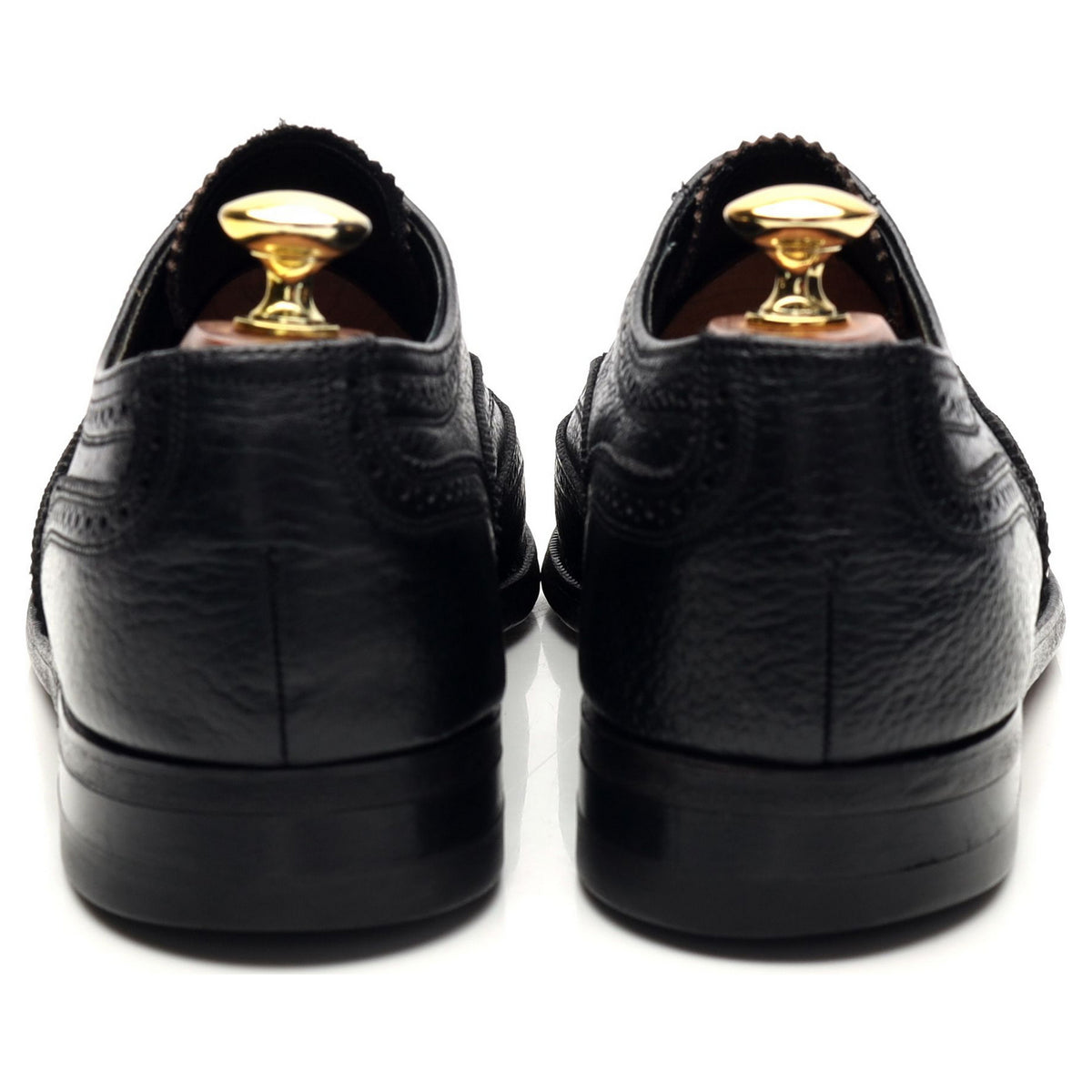 Black Grain Leather Oxford Brogues UK 8.5 US 9.5 C