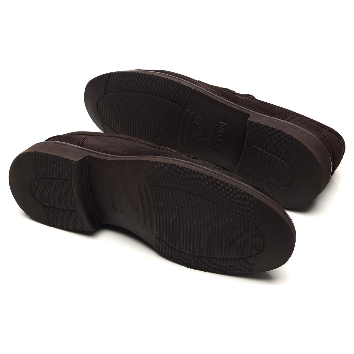 'Adam' Dark Brown Suede Loafers UK 10