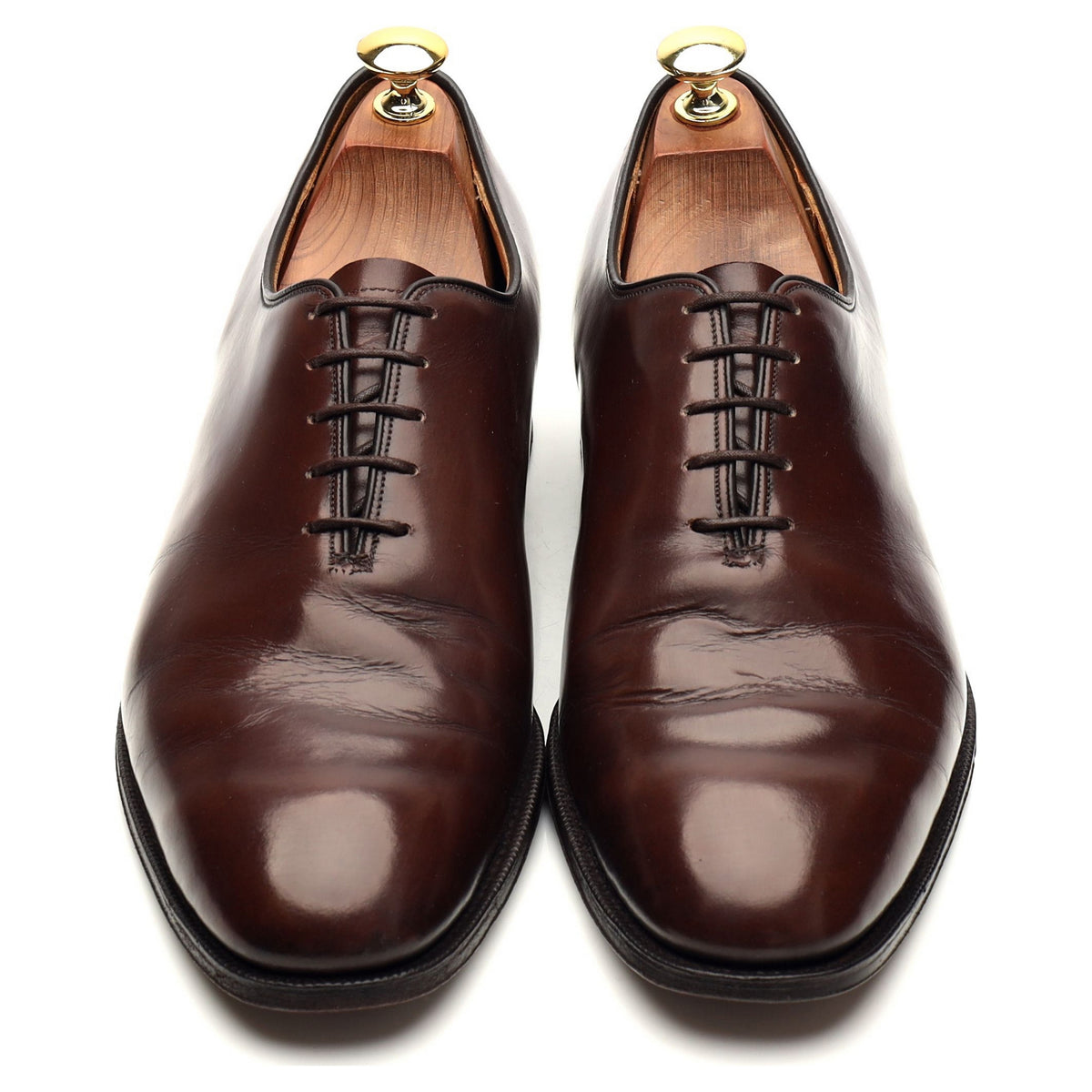 Church's Dark Brown Leather Wholecut Oxford UK 9.5 D