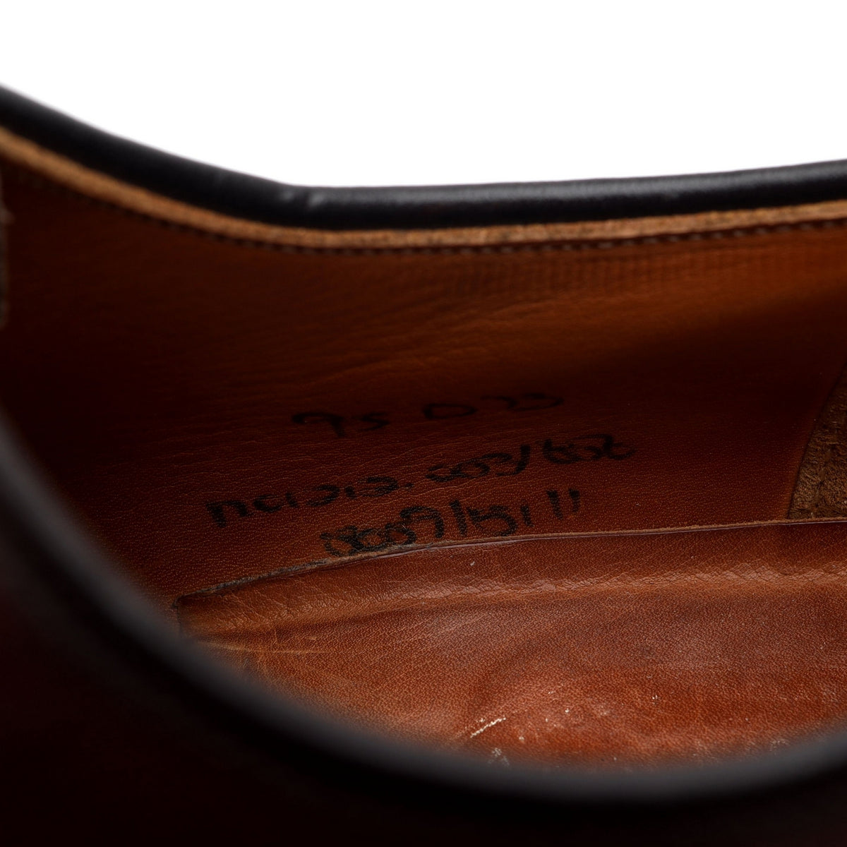 Church's Dark Brown Leather Wholecut Oxford UK 9.5 D