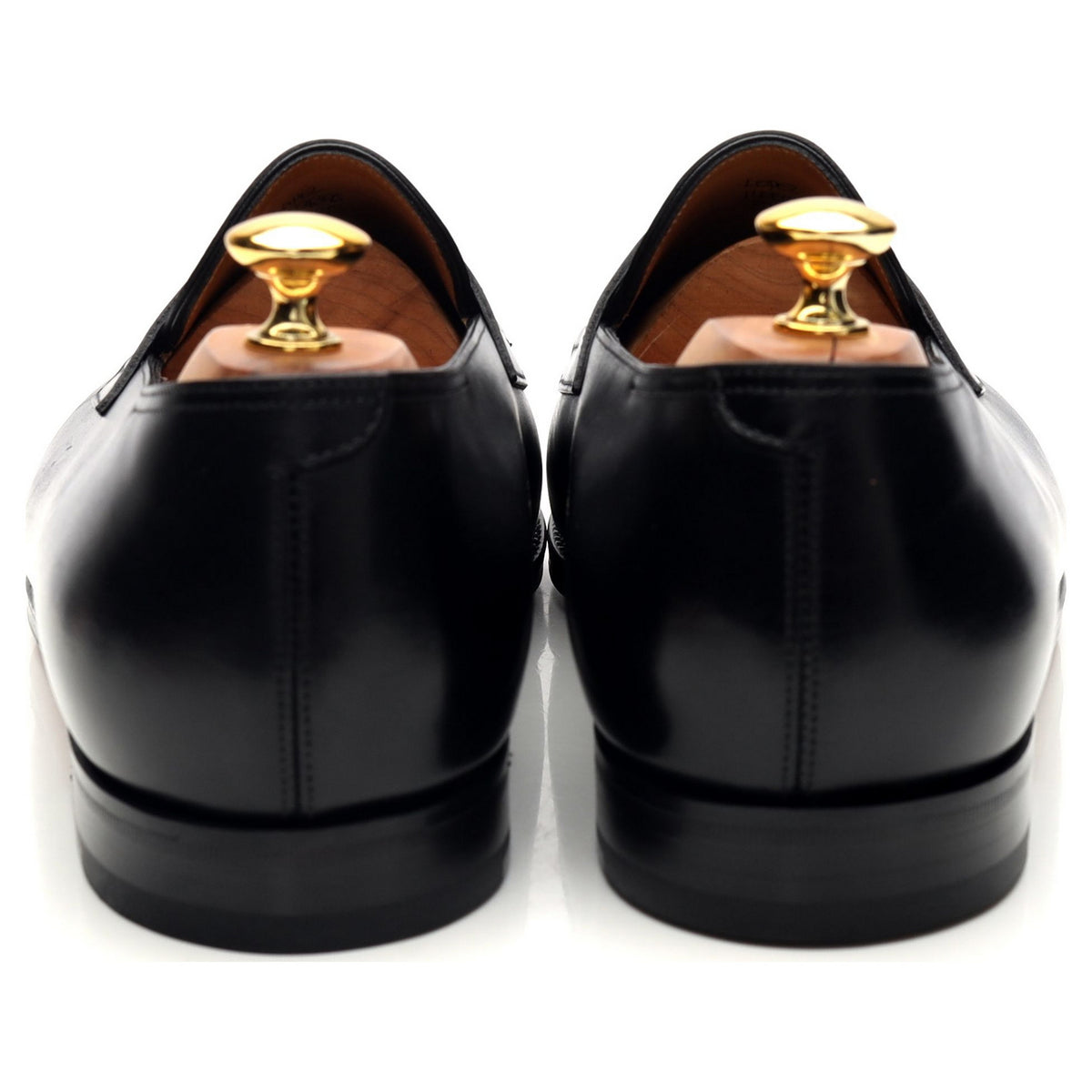 'Lopez' Black Leather Loafers UK 11 E