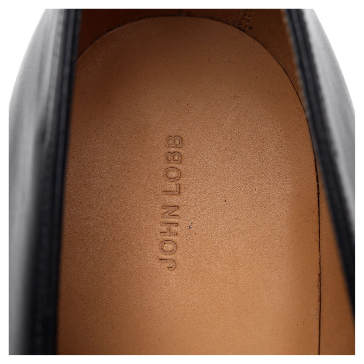 'Lopez' Black Leather Loafers UK 11 E