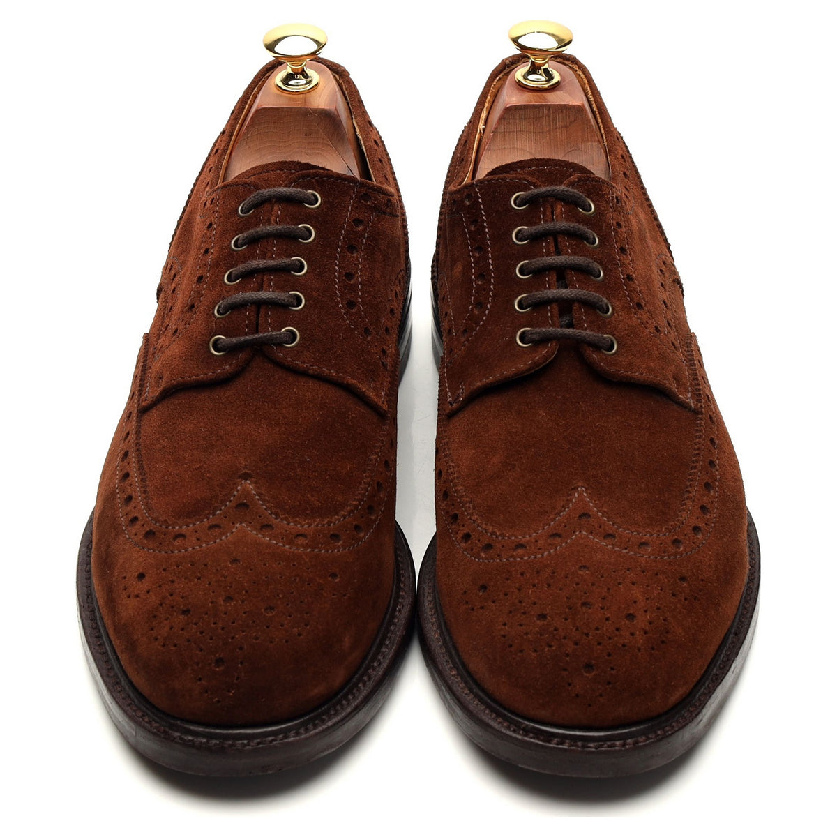 '5115' Brown Suede Derby Brogues UK 9.5