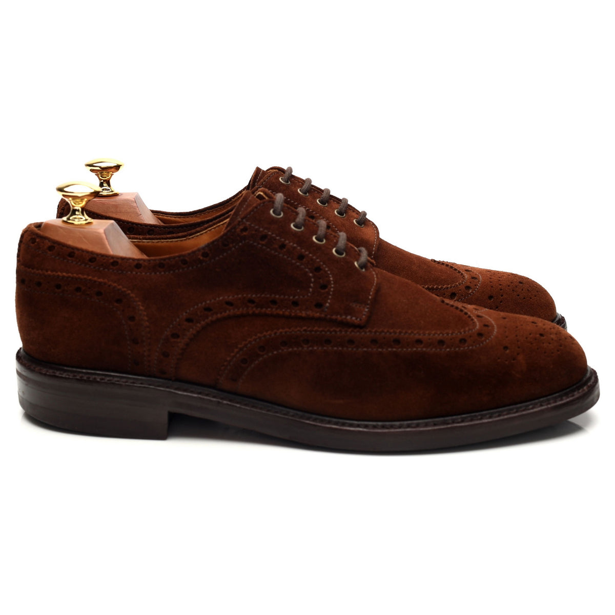 '5115' Brown Suede Derby Brogues UK 9.5