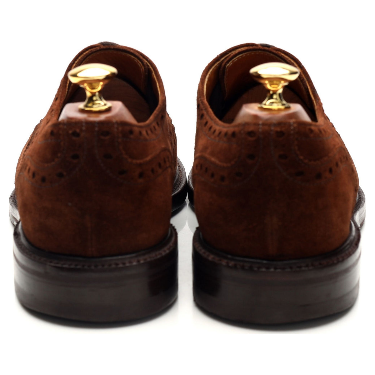 '5115' Brown Suede Derby Brogues UK 9.5