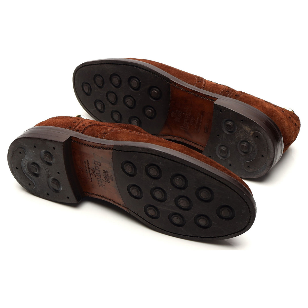 '5115' Brown Suede Derby Brogues UK 9.5