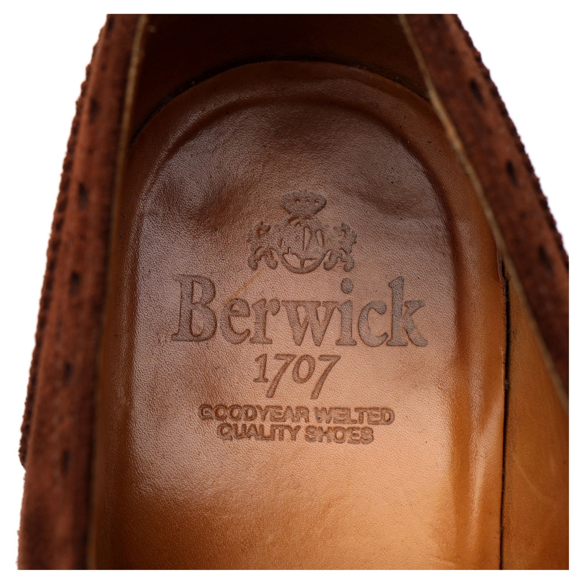 '5115' Brown Suede Derby Brogues UK 9.5
