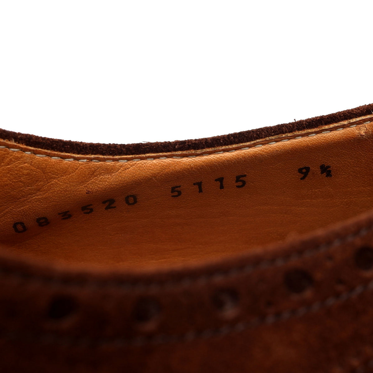 '5115' Brown Suede Derby Brogues UK 9.5