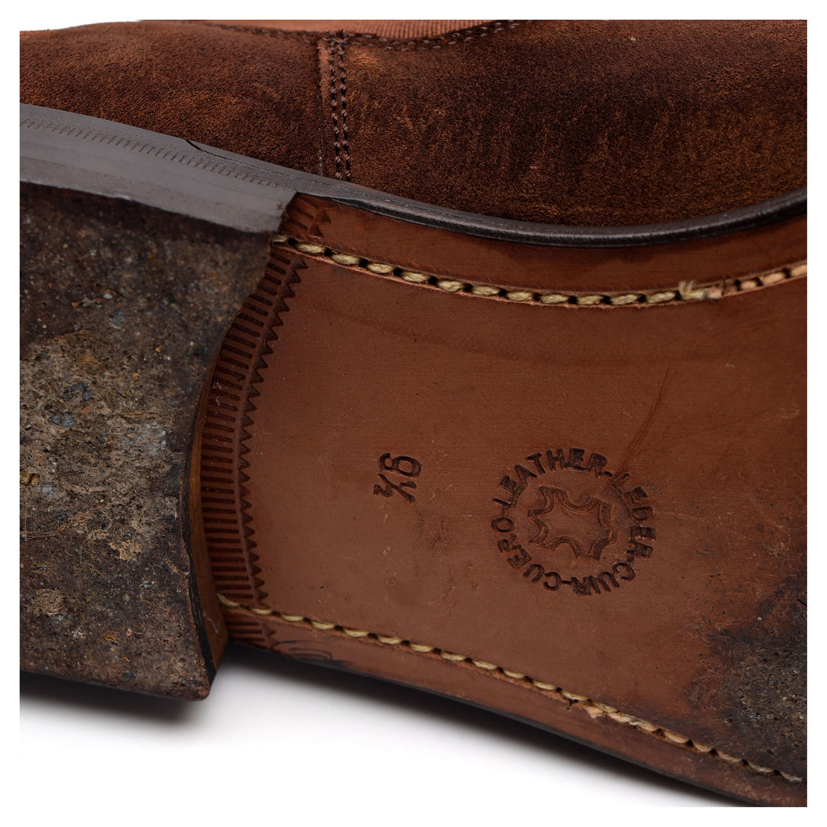 Brown Suede Chelsea Boots UK 9.5