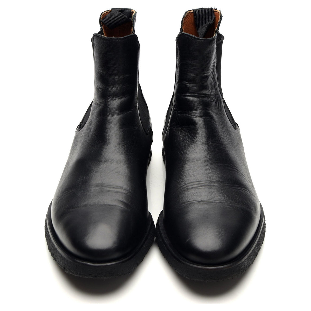 Black Leather Chelsea Boots UK 7 EU 41