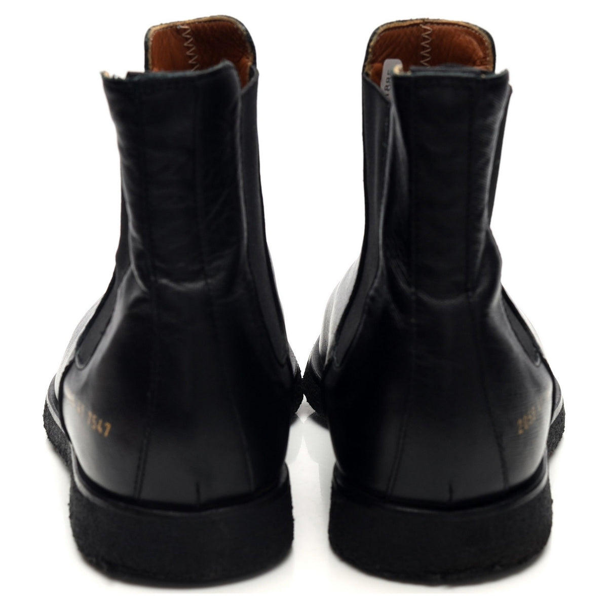 Black Leather Chelsea Boots UK 7 EU 41