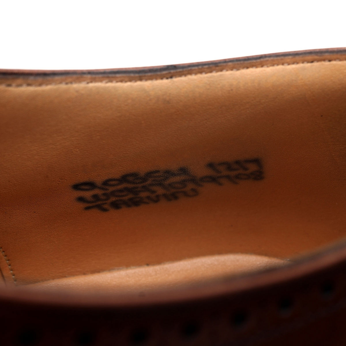 'Tarvin' Brown Leather Oxford Brogues UK 9 G