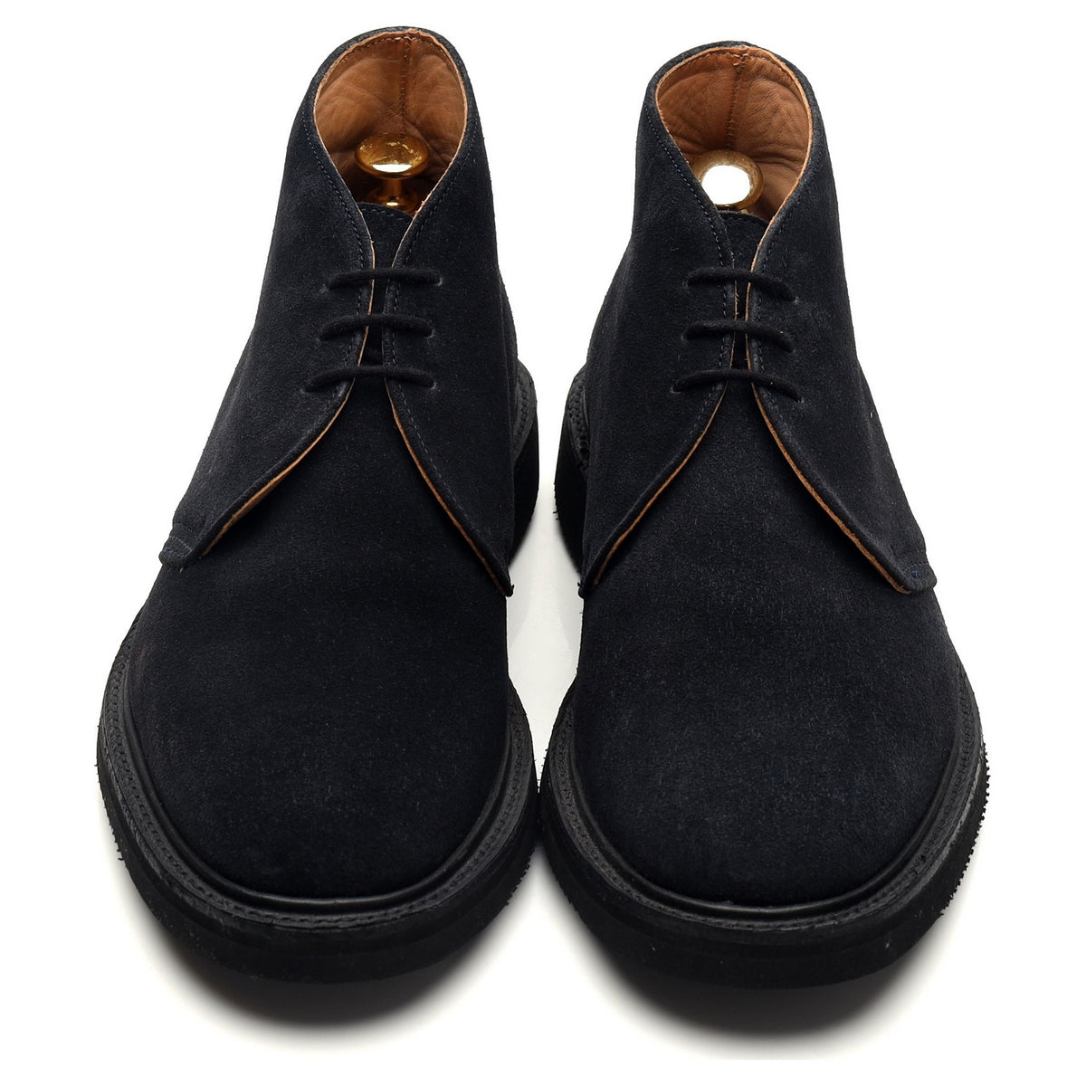 'Aldo' Navy Blue Suede Chukka Boots UK 8