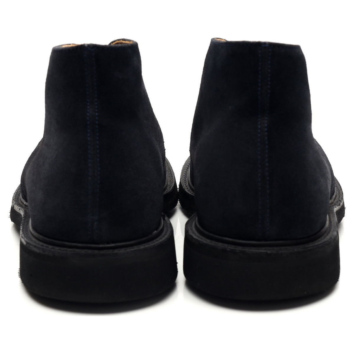 'Aldo' Navy Blue Suede Chukka Boots UK 8
