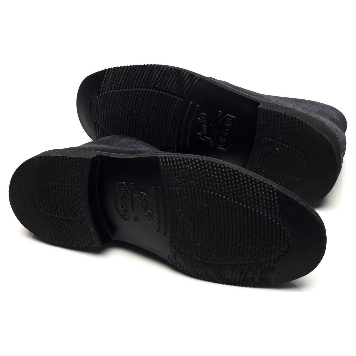 'Aldo' Navy Blue Suede Chukka Boots UK 8