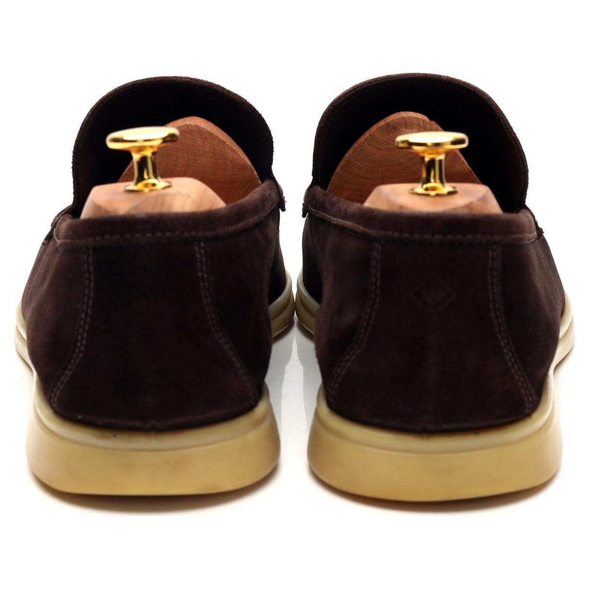 'Summer Walk' Dark Brown Suede Slip On Loafers UK 12 EU 46