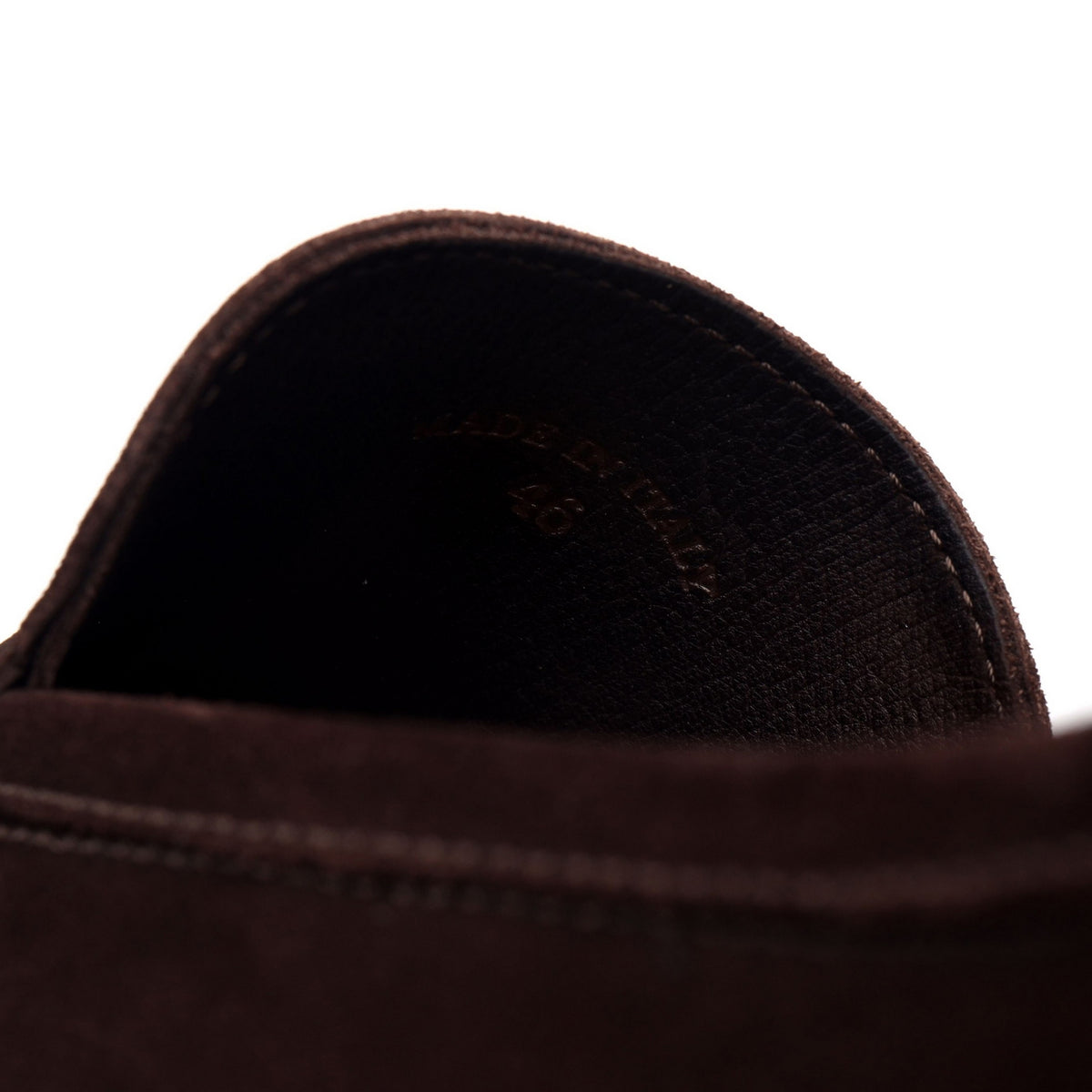 'Summer Walk' Dark Brown Suede Slip On Loafers UK 12 EU 46