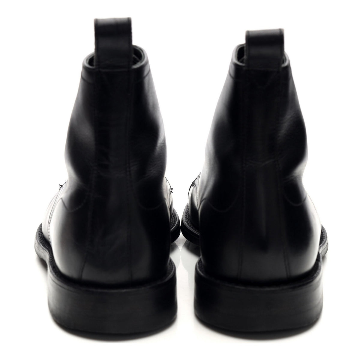 1880 'Hyde' Black Leather Boots UK 7 F