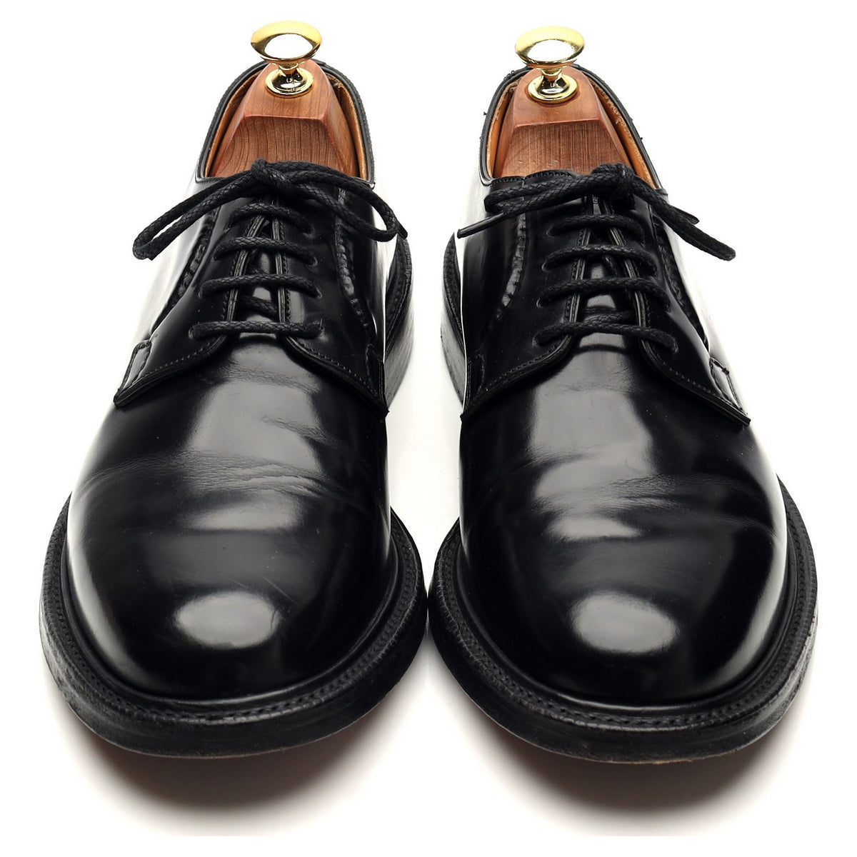 'Shannon' Black Leather Derby UK 8 F