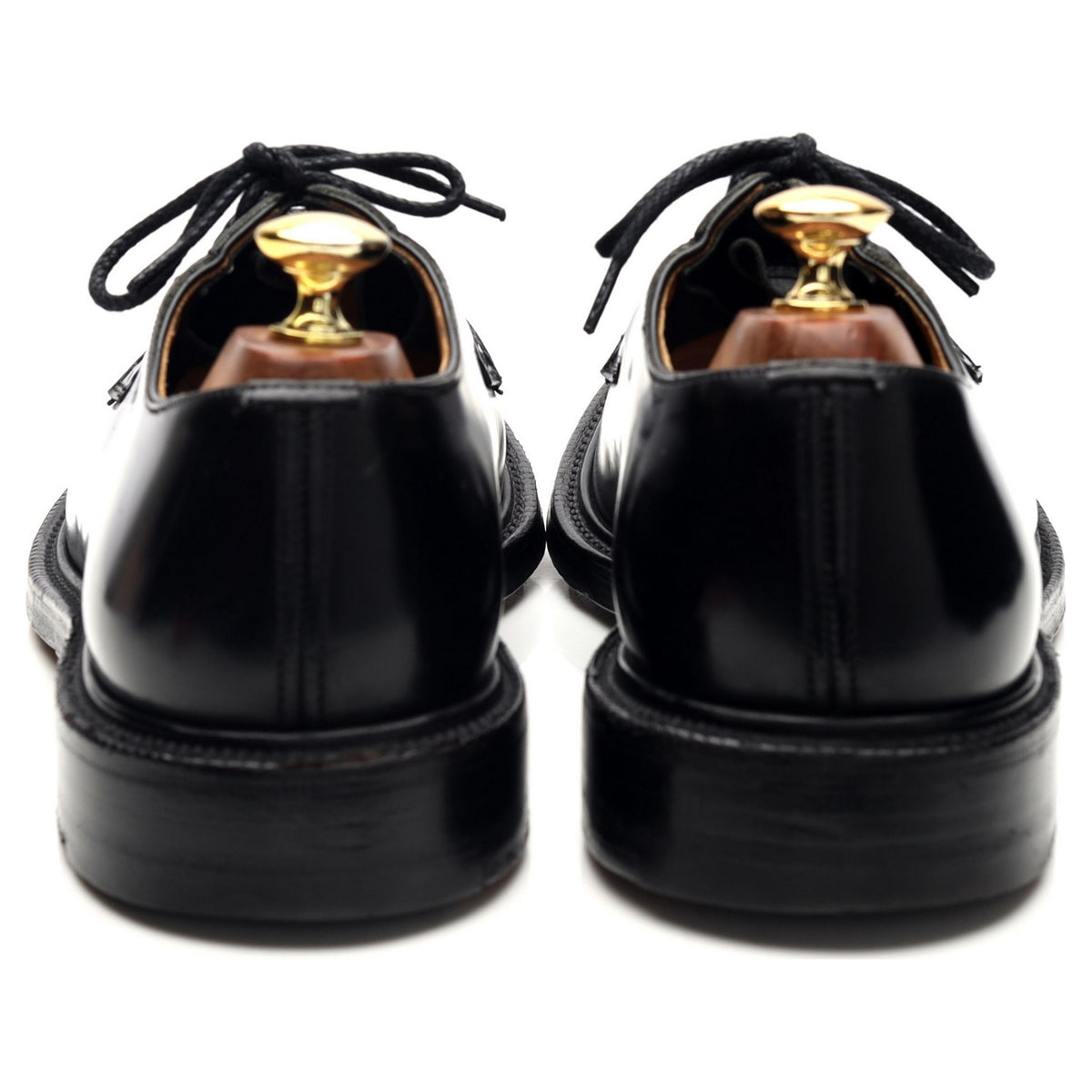 'Shannon' Black Leather Derby UK 8 F