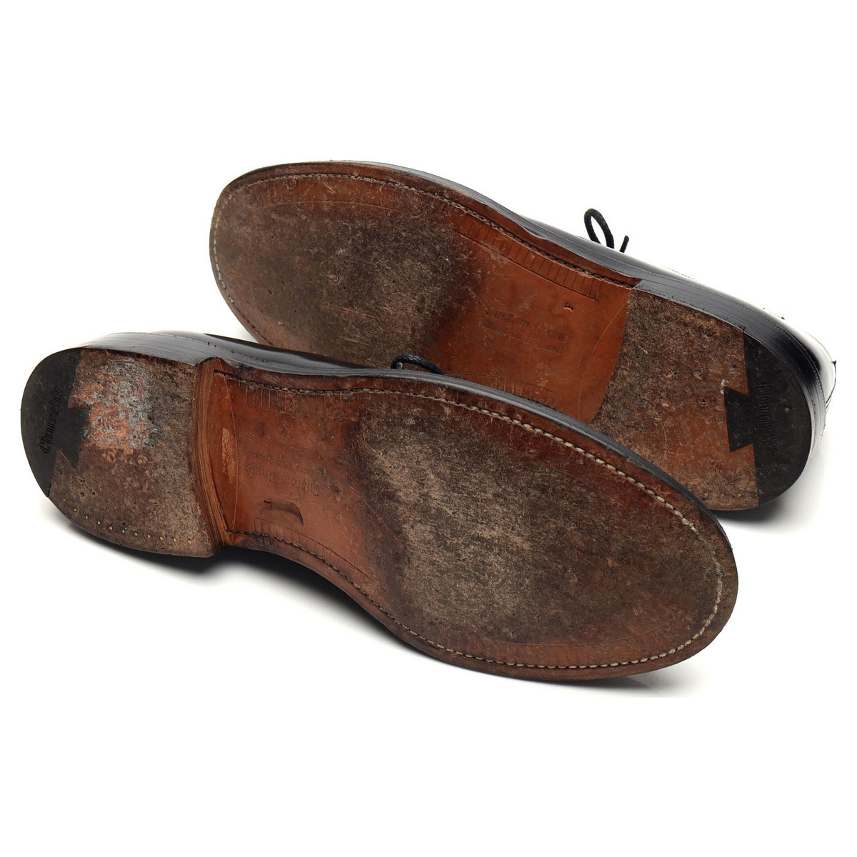 'Shannon' Black Leather Derby UK 8 F