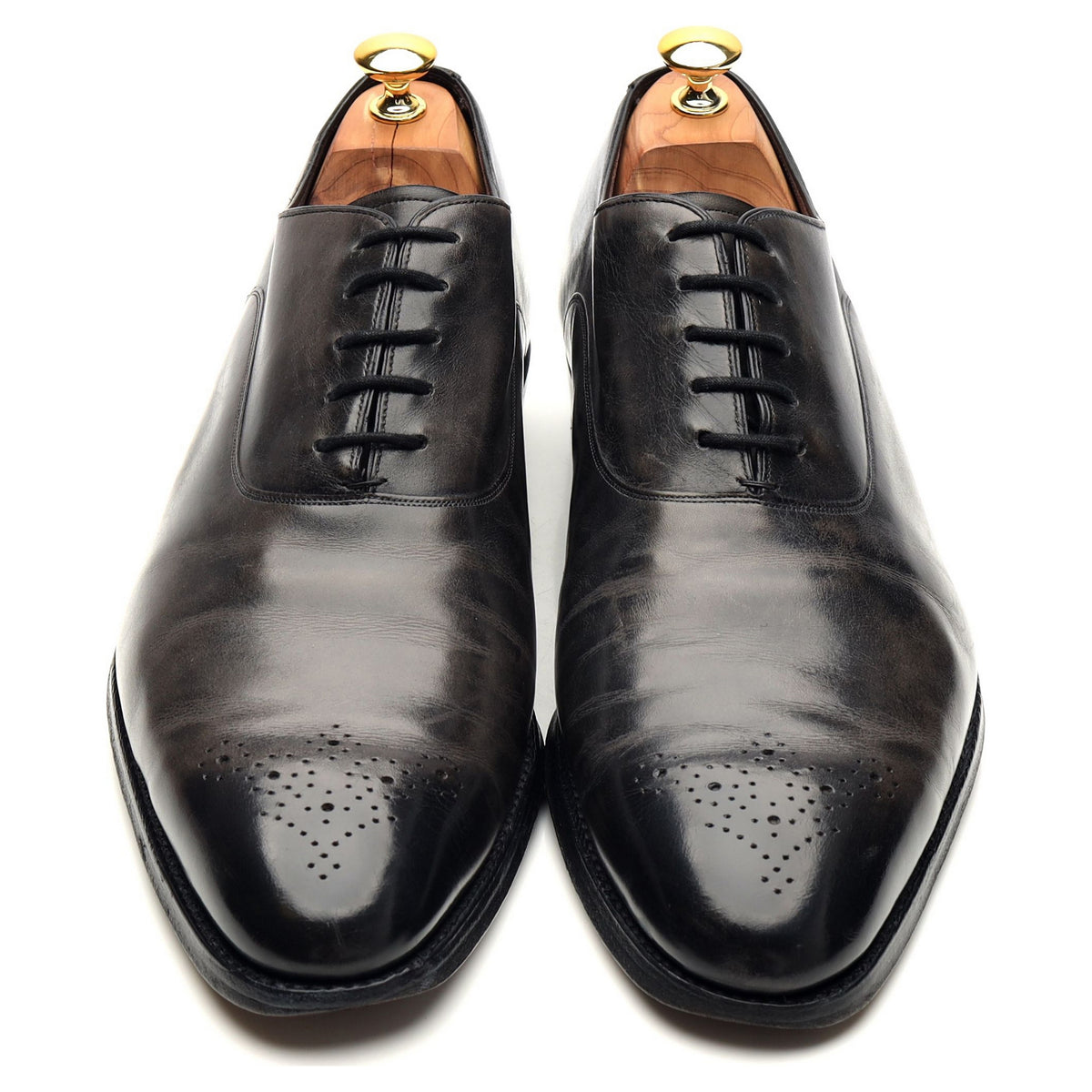 Imperial 'Beaulieu' Dark Grey Leather Oxford UK 11 F