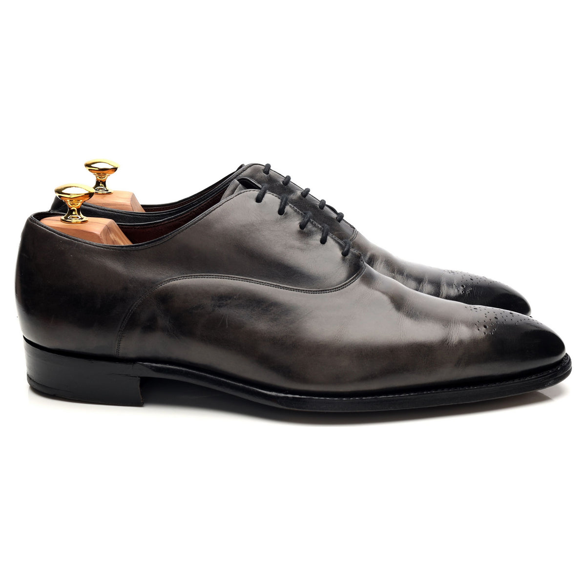 Imperial 'Beaulieu' Dark Grey Leather Oxford UK 11 F