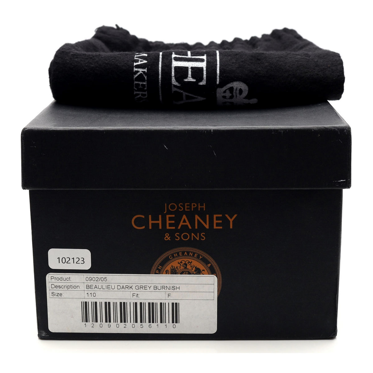 Imperial 'Beaulieu' Dark Grey Leather Oxford UK 11 F