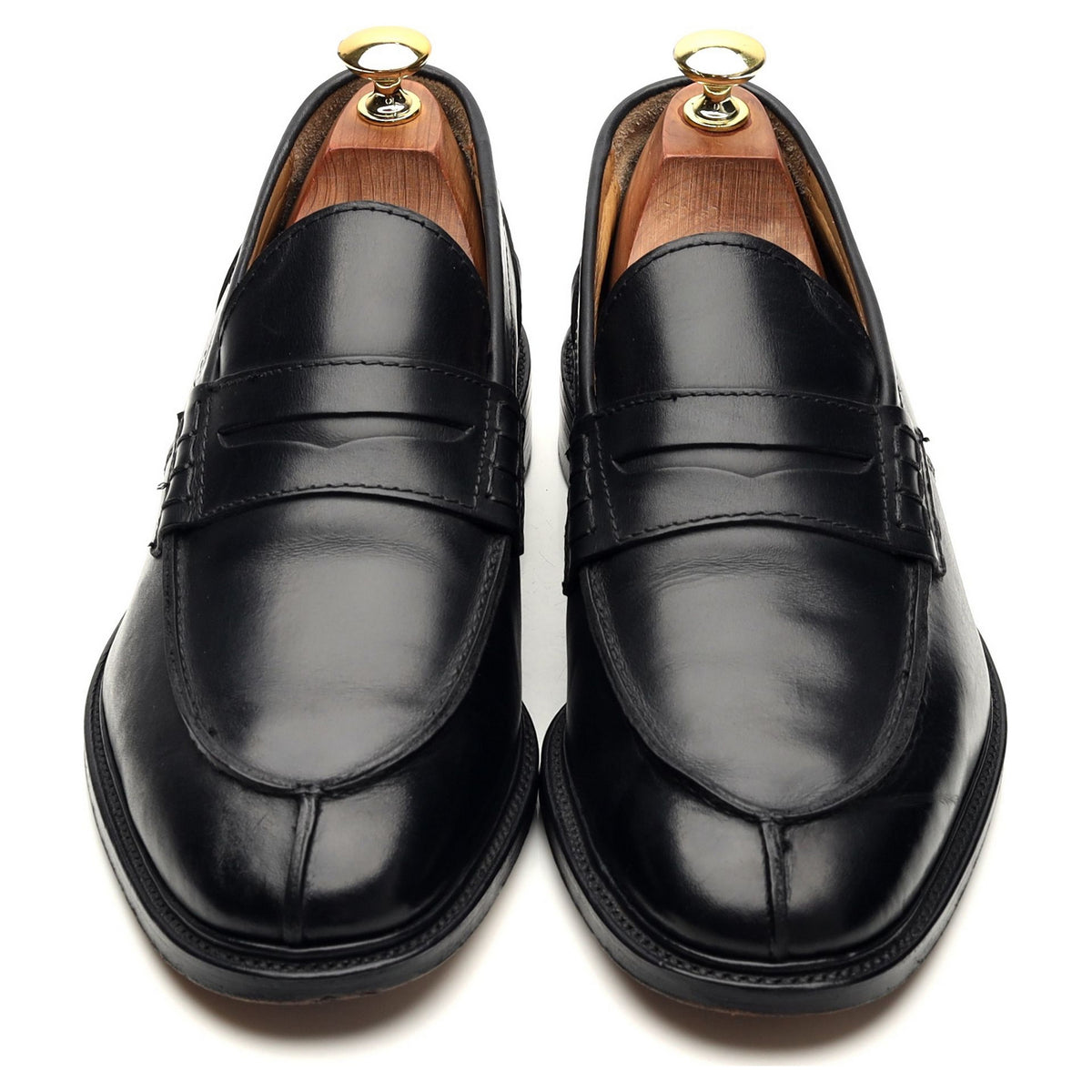 Black Leather Loafer UK 8