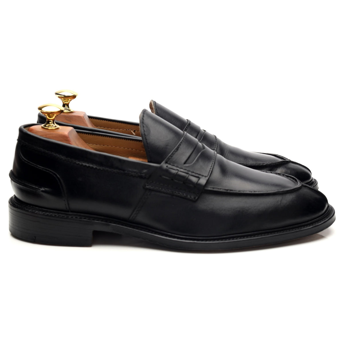 Black Leather Loafer UK 8