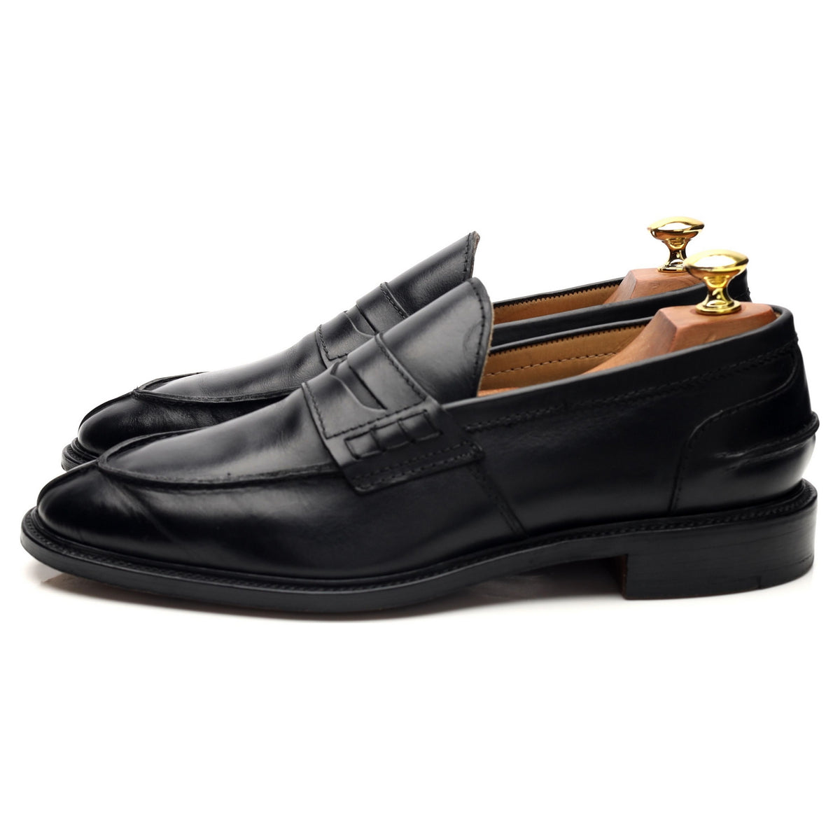 Black Leather Loafer UK 8