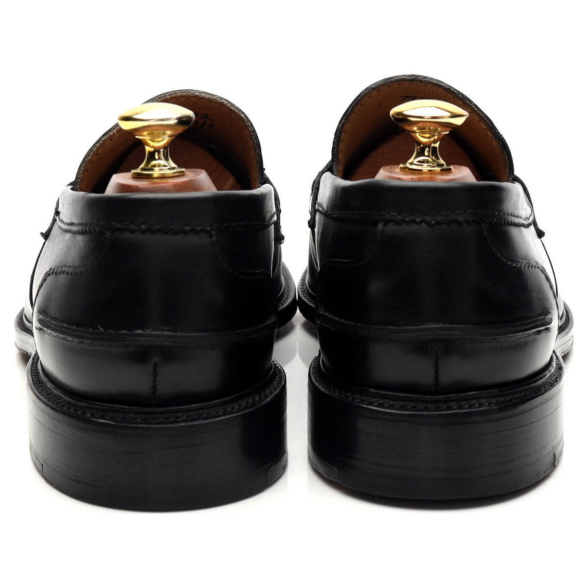 Black Leather Loafer UK 8