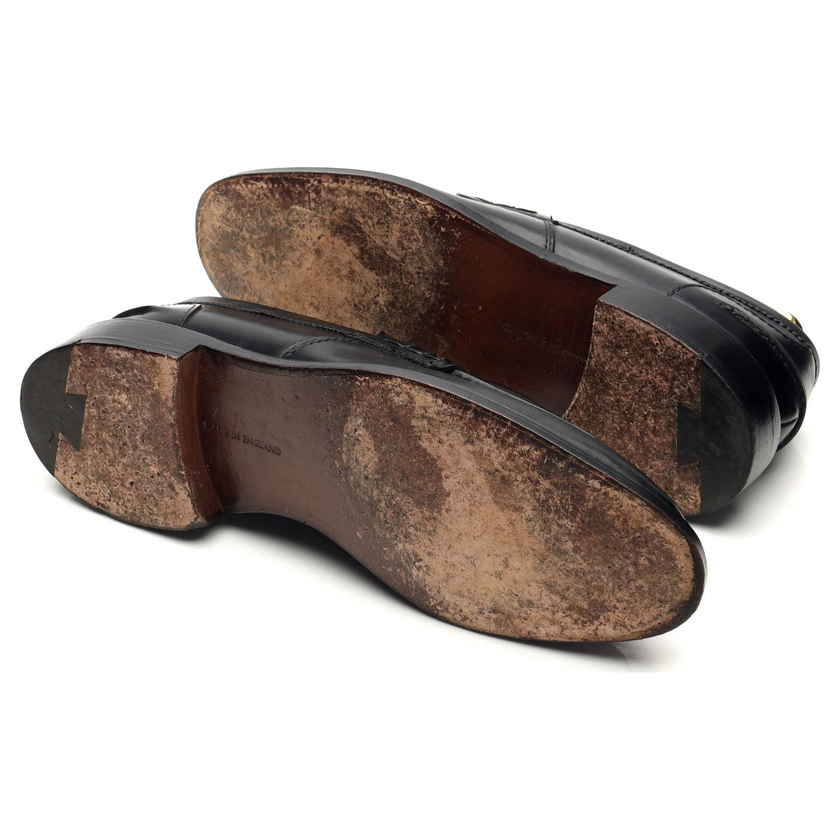 Black Leather Loafer UK 8