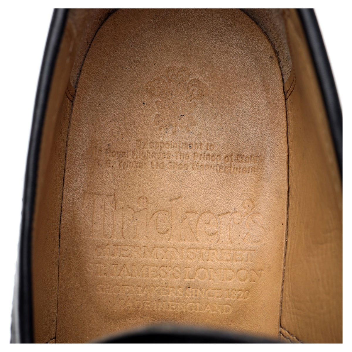 Black Leather Loafer UK 8