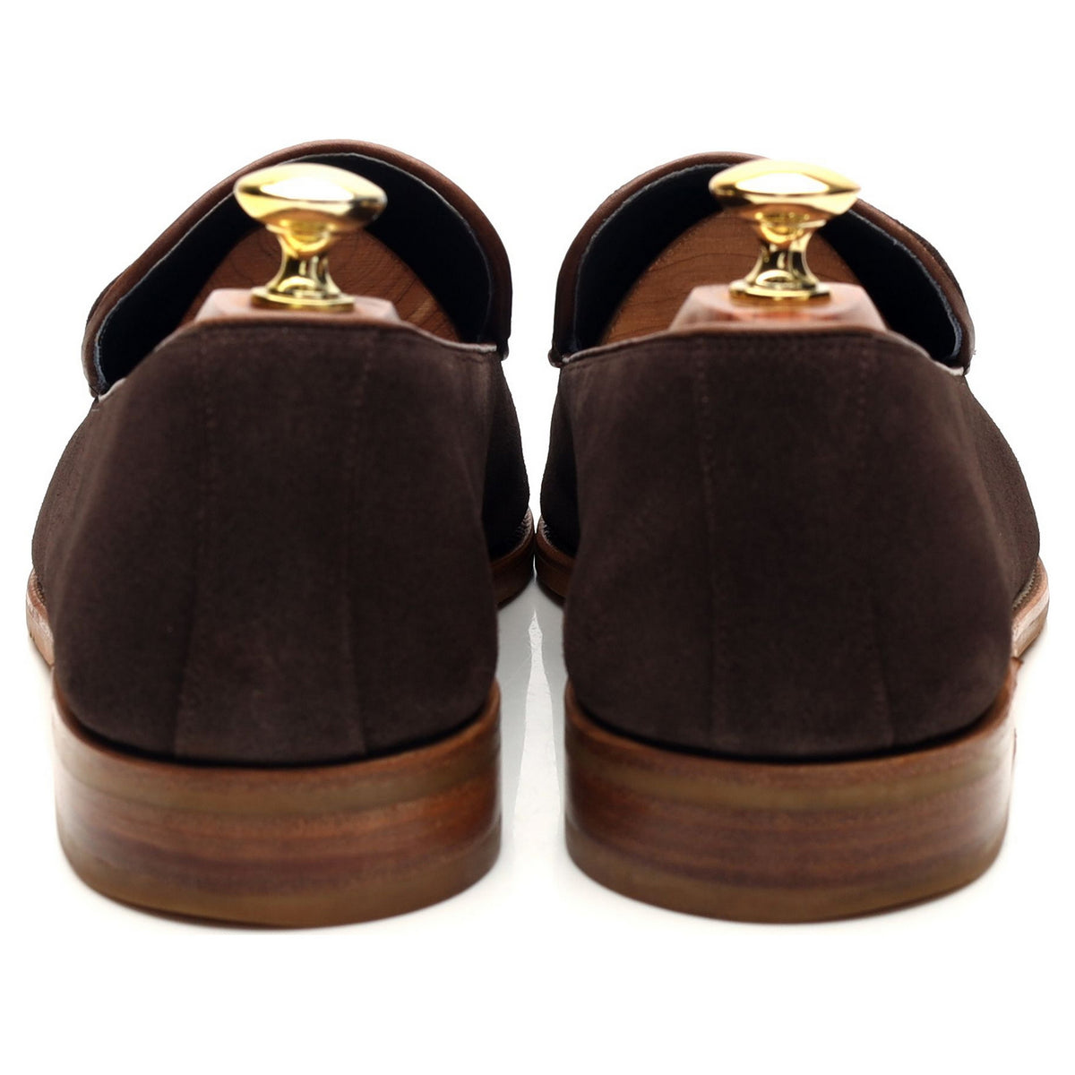 'Toledo 2' Dark Brown Suede Loafers UK 8.5 F