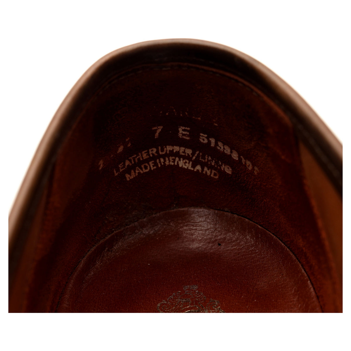 &#39;Harvard 2&#39; Brown Whiskey Cordovan Leather Loafers UK 7 E