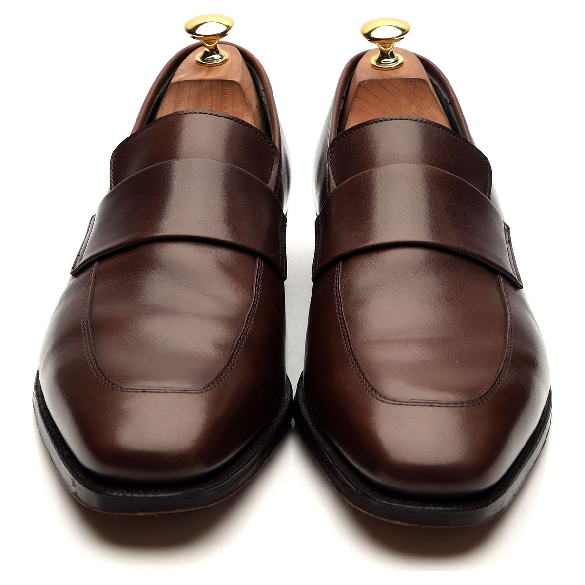 Richard James &#39;Walton&#39; Dark Brown Leather Loafers UK 10.5 E