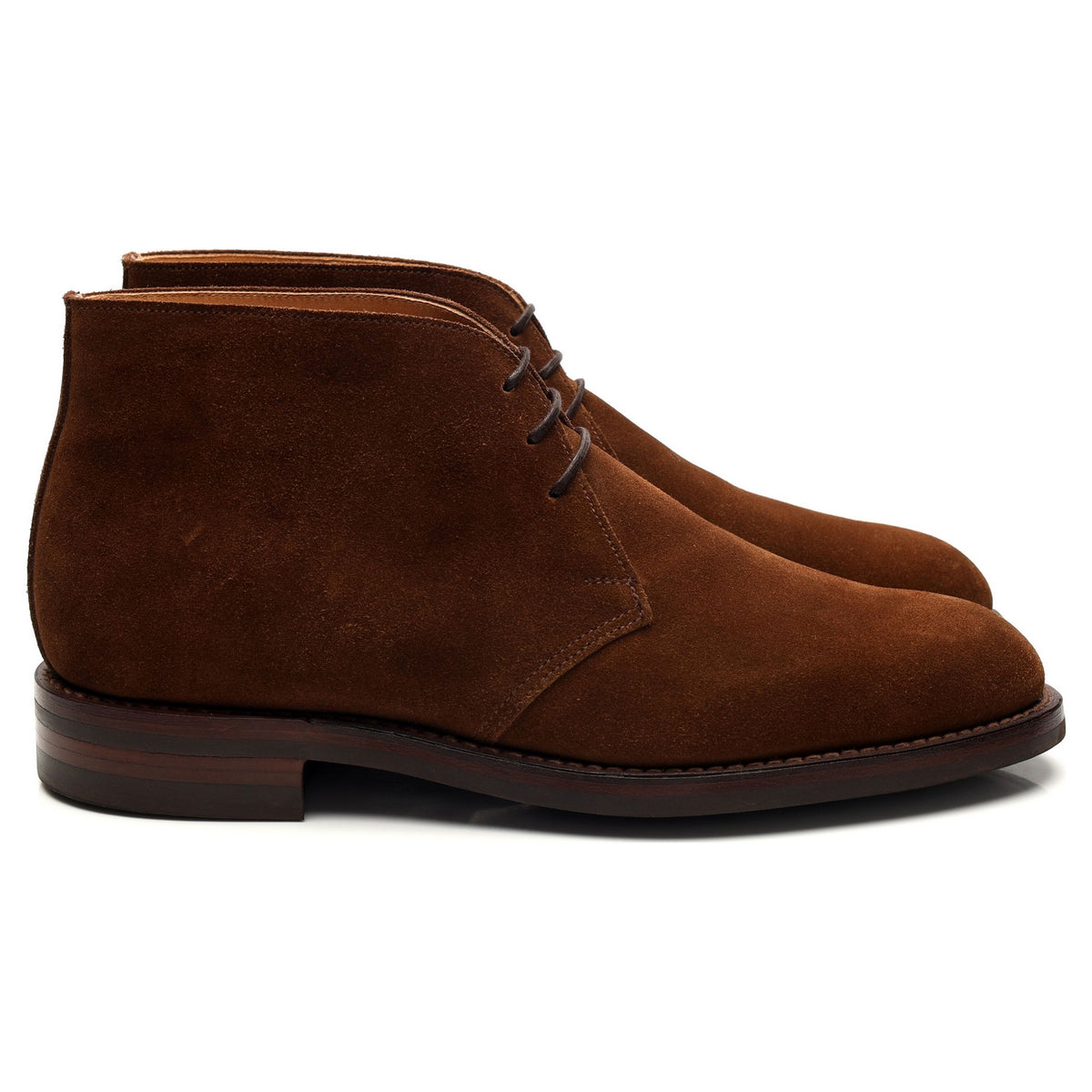 &#39;Chiltern&#39; Snuff Brown Suede Chukka Boot UK 7 E